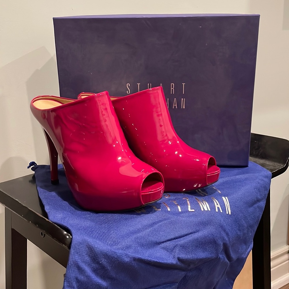 Stuart Weizman open-toe stiletto heel - Picture 1 of 9